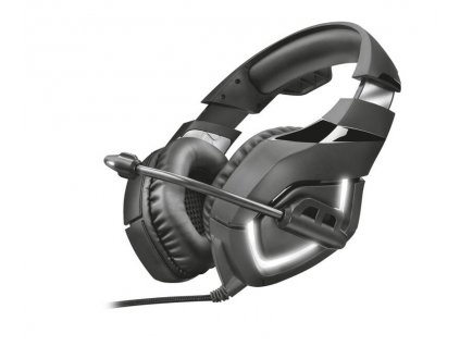 Herní sluchátka Headset Trust GXT 380 Doxx Illuminated Gaming / 22338 / černá / ZÁNOVNÍ