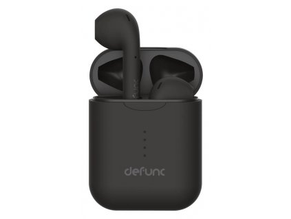Bezdrátová sluchátka Defunc True Go Mini / IPX4 / mikrofon / dosah 10 m / Bluetooth 5.0 / černá / ZÁNOVNÍ