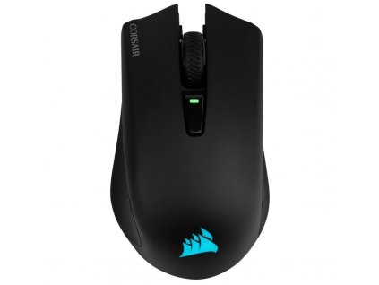 Bezdrátová myš Corsair Harpoon RGB (CH-9311011-EU) / 10000 DPI / 2,4 GHz / 6 tlačítek / černá / ZÁNOVNÍ