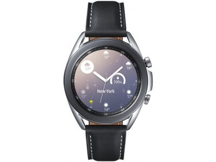 Chytré hodinky Samsung Galaxy Watch3 / 45 mm / LTE / NFC / stříbrná/černá / ZÁNOVNÍ