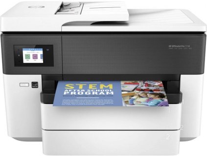 Barevná inkoustová multifunkční tiskárna HP OfficeJet Pro 7730 / 4800 x 1200 DPI / černá/bílá / ZÁNOVNÍ