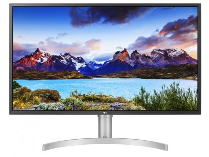 Kancelářský monitor LG 32UL750 / 32" (81,3 cm) / 3840 × 2160 px (4K UHD) / doba odezvy 4 ms / stříbrná/bílá / ZÁNOVNÍ