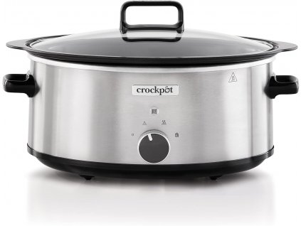 Pomalý hrnec CrockPot CSC086X / 6,5 l / 3 nastavení teploty / hliníková nádoba / nerez / ROZBALENO