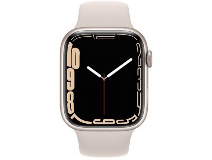 Chytré hodinky Apple Watch Series 7 / 45 mm / 32 GB / GPS + Cellular / Starlight / 2. JAKOST