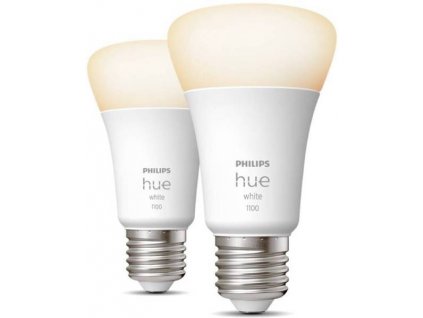 LED žárovka Philips Hue A60 2 x 9,5 W / stmívatelná / bluetooth / teplá bílá