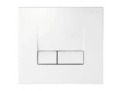 Ovládací WC panel Siamp Smarty / dvojité splachování / plast / bílá