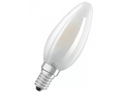 LED žárovka Osram Retrofit / 4 W / E14 / 470 lm / studená bílá / matná