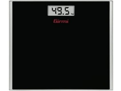 Digitální osobní váha Girmi BP2000 / nosnost 150 kg / baterie AAA / sklo / černá / ROZBALENO