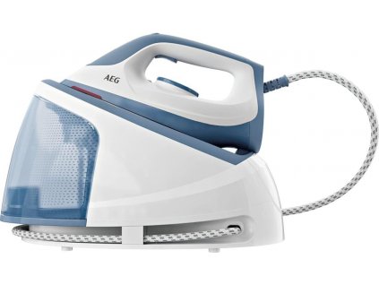 Žehlička a parní generátor AEG Gentle 5000 ST5-1-2DB / 1,2 l / 2400 W / bílá/modrá / ZÁNOVNÍ