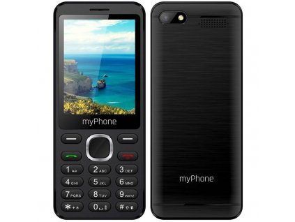 Mobilní telefon myPhone Maestro 2 / 2,8" (7,1 cm) / 240 x 320 px / 32 MB/32 GB / černá / ROZBALENO