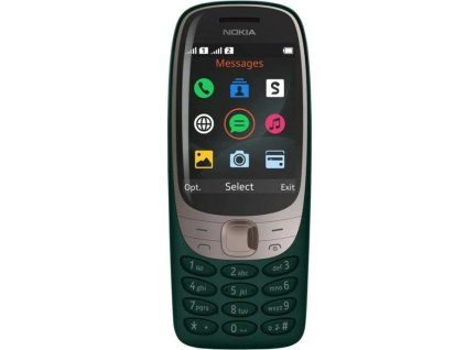 Mobilní telefon Nokia 6310 / 2,8" (7,1 cm) / 1150 mAh / 320 × 240 px / 16 MB / zelená / ZÁNOVNÍ