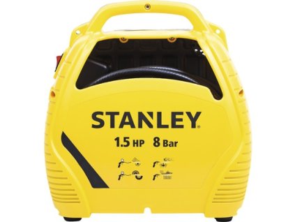 Pístový kompresor Stanley AIR KIT / 1,1 kW / 8 bar / ROZBALENO