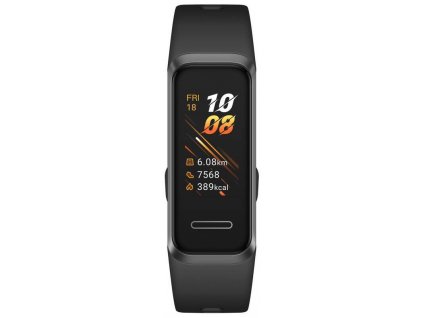 Fitness náramek Huawei Band 4 (55024462) / 91 mAh / Bluetooth 4.2 / 0,96" (2,4 cm) TFT displej / černá / ROZBALENO