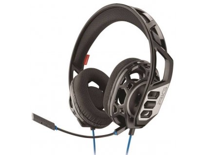 Headset Nacon RIG 300 HS pro PS4, PS5 (RIG300HS) / 1,3 m kabel / 32 ohm / 111 dB / 20 - 20000 Hz / 40 mm měniče / černá / ROZBALENO