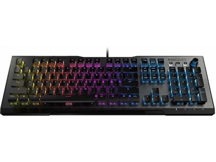 Herní klávesnice Roccat Vulcan 100 AIMO (ROC-12-411-BN) / RGB podsvícení / US / černá / ZÁNOVNÍ