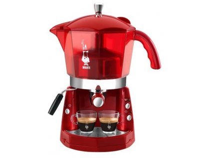 Pákový kávovar Bialetti Mokona CF40 / 1050 W / 1,5 l / 20 bar / červená / ROZBALENO