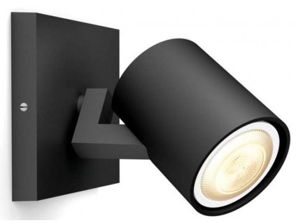 Bodové svítidlo Philips Hue Runner White Ambiance Spot 5309030P6 / LED žárovka / 250 lm / černá / ROZBALENO