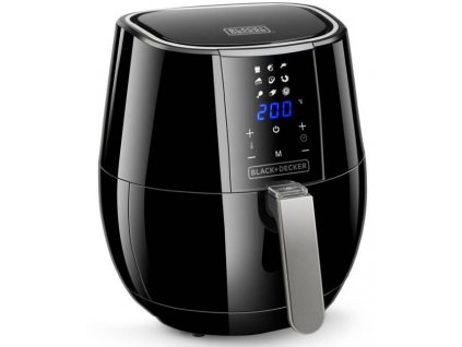 Horkovzdušná fritéza Black+Decker BXAF3500E / 3,5 l / digitální / 1500 W / černá / ZÁNOVNÍ