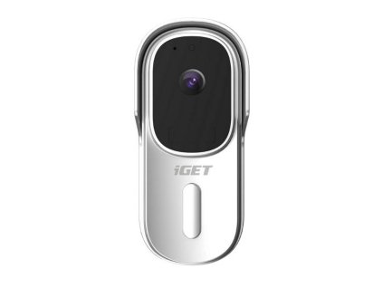 Bezdrátový zvonek iGET HOME Doorbell DS1 / 5200 mAh / 1920 x 1080 px / 170° / bílá / POŠKOZENÝ OBAL