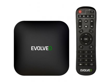 Multimediální centrum Evolveo MultiMedia Box C4 / 32 GB/4 GB / 1x HDMI / 4-jádrový procesor / černá / POŠKOZENÝ OBAL