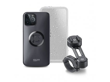 Držák na mobil SP Connect Moto Bundle pro Apple iPhone 12 Pro/12 / na motorku / černá