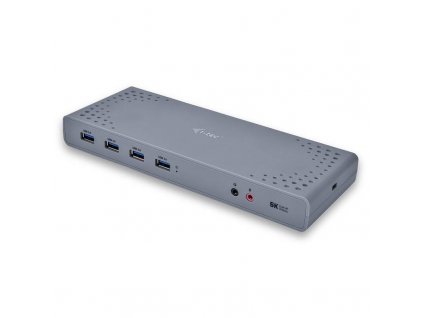 Dokovací stanice i-tec USB 3.0 / USB-C Dual Display / 3,5 mm jack / HDMI / šedá / ZÁNOVNÍ