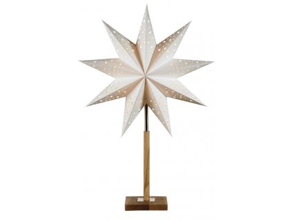 Stojací vánoční hvězda Markslöjd Solvalla 700323 / 25 W / výška 65 cm / bílá / ROZBALENO
