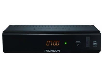 Set-top box Thomson THT741FTA / 7 W / DVB-T2 / HDMI / USB / černá / ROZBALENO