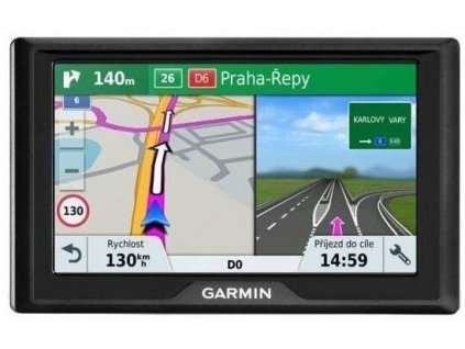 Navigační systém GPS Garmin Drive 52S Europe45 (010-02036-10) / 480 x 272 px / 5" (12,7 cm) dotykový displej / mapy 45 zemí / černá / ZÁNOVNÍ