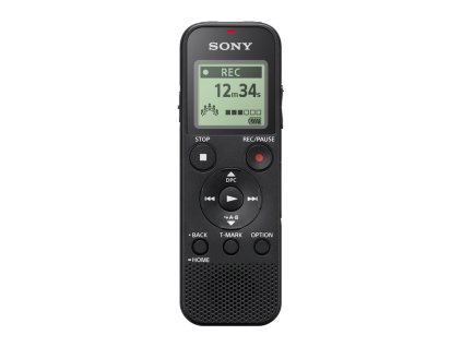 Diktafon Sony ICD-PX370 / 4 GB / formát MP3 / černá / POŠKOZENÝ OBAL