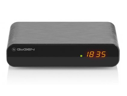 Set-top box GoGEN DVB 133 T2 SENIOR / 8 W / tuner DVB-T2 (H.265/HEVC) / HDMI / USB / český teletext / černá / POŠKOZENÝ OBAL