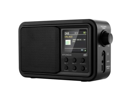 Digitální radiopřijímač s DAB+ Hyundai PR 650 BTDAB / 1,2 W / FM / Bluetooth 5.0 / černá / ZÁNOVNÍ