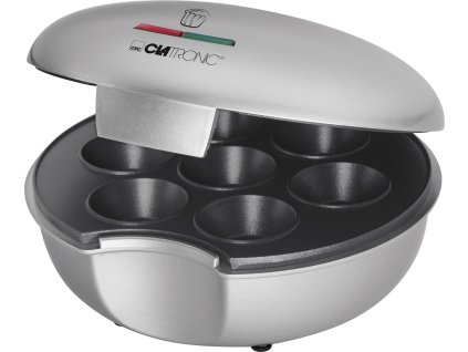 Přístroj na výrobu muffinů Clatronic MM 3496 / 900 W / 7 kusů / nepřilnavý povrch / černá / stříbrná / ROZBALENO