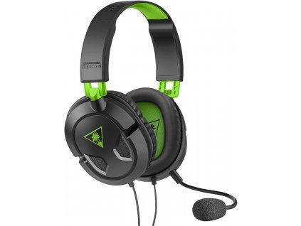 Herní sluchátka Turtle Beach Recon 50X / 20 Hz – 20 kHz / mikrofon / černá/zelená / ZÁNOVNÍ