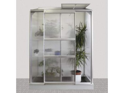Nástěnný skleník Vitavia Ida / 0,9 m² / 131 x 69 x 182 cm / hliník / 2. JAKOST