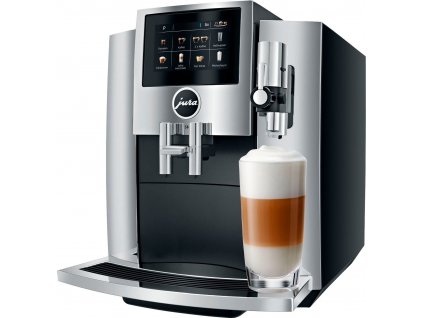 Automatický kávovar Jura S8 / 1450 W / 1,9 l / 15 bar / Chrome / POŠKOZENÝ OBAL