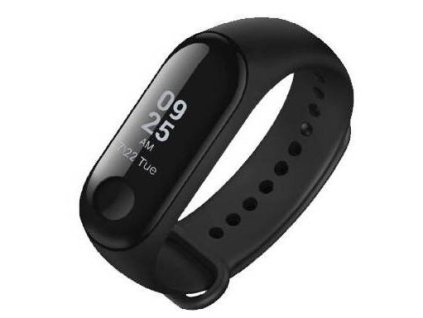 Fitness náramek Xiaomi Mi Band 3 (19831) / 110 mAh / Bluetooth 4.2 / 0,78" (1,98 cm) OLED displej / černá / ZÁNOVNÍ