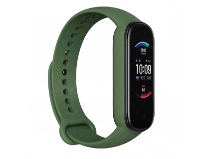 Fitness náramek Amazfit Band 5 / Bluetooth 5.0 / 126 × 294 px / 1,1" (2,8 cm) AMOLED displej / zelená / ROZBALENO