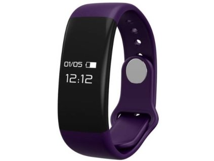 Fitness náramek CUBE 1 H30 (NEOSCUH30X053) / 50 mAh / Bluetooth 4.0 / 0,66" (1,67 cm) / OLED displej / fialová / ROZBALENO