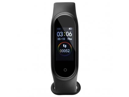 Fitness náramek Canyon CNE-SB01BN / 0,96" (2,4 cm) TFT displej / Bluetooth 4.2 / IP67 / černá / ROZBALENO