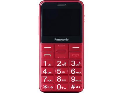 Mobilní telefon Panasonic KX-TU150EXR / Dual SIM / červená / ZÁNOVNÍ