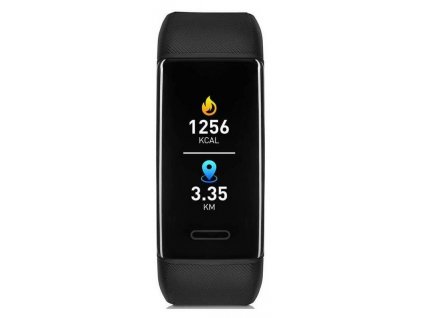 Fitness náramek Niceboy X-Fit GPS (xfit-gps) / 160 mAh / 0,96" (2,4 cm) / IP67 / GPS / černá / ROZBALENO