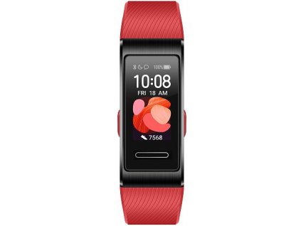 Fitness náramek Huawei Band 4 Pro (55024890) / 0,95" (2,4 cm) / Bluetooth 4.2 / 5 ATM / červená / ROZBALENO