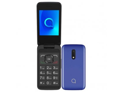 Mobilní telefon Alcatel 3025X / 2,8" (7,1 cm) TFT LCD displej / 2 Mpx / 320 × 240 px / 256 MB / modrá / ZÁNOVNÍ