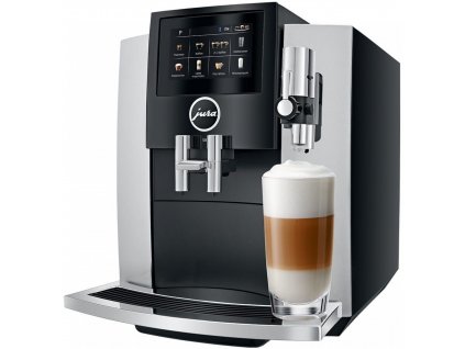 Automatický kávovar Jura S8 / 1450 W / 1,9 l / 15 bar / Moonlight Silver / ROZBALENO