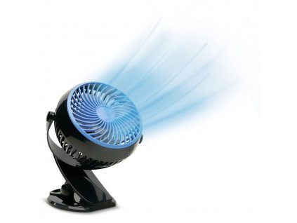 Bezdrátový mobilní ventilátor MediaShop Go Fan Breeze / 4 W / 3800 otáček / černá / ROZBALENO