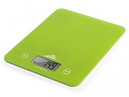Digitální kuchyňská váha ETA Lori 2777 90010 / LCD displej / zátěž až 5 kg / přesnost vážení 1 g / zelená / ZÁNOVNÍ