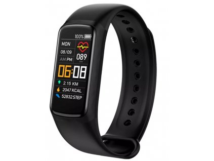 Fitness náramek Denver BFH-252 / 0,96" / Bluetooth 4.0 / černá / ROZBALENO