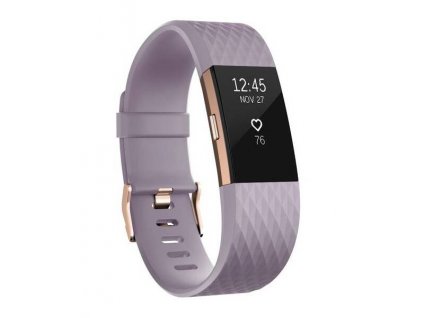 Fitness náramek Fitbit Charge 2 / velikost L / levandulová / ROZBALENO