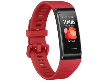 Fitness náramek Huawei Band 4 Pro (55024890) / 0,95" (2,4 cm) / Bluetooth 4.2 / 5 ATM / červená